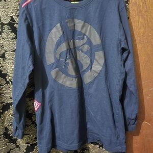 Stylish Navy Blue Long Sleeve Shirt